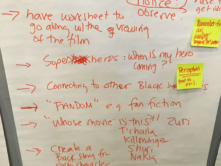 Activities to go with the movie Black Panther