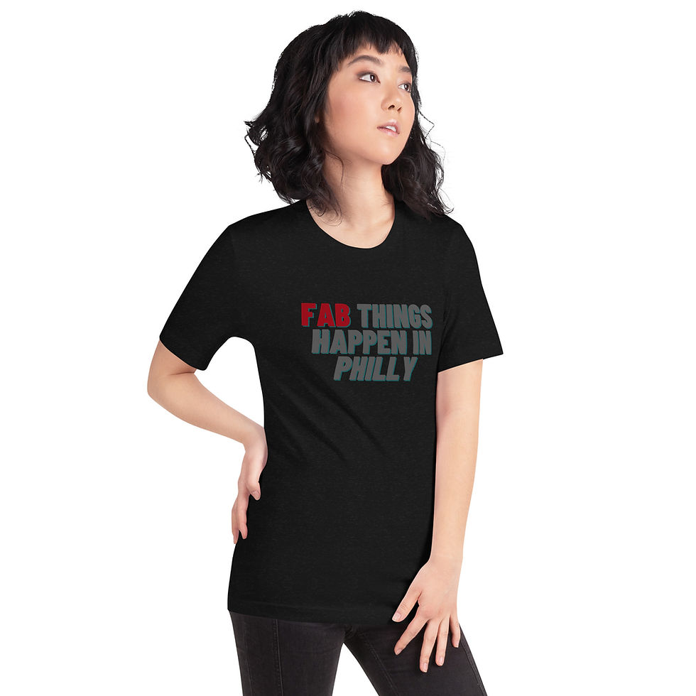 Thumbnail: Red Fab Things Happen in Philly Short-Sleeve Women's T-Shirt