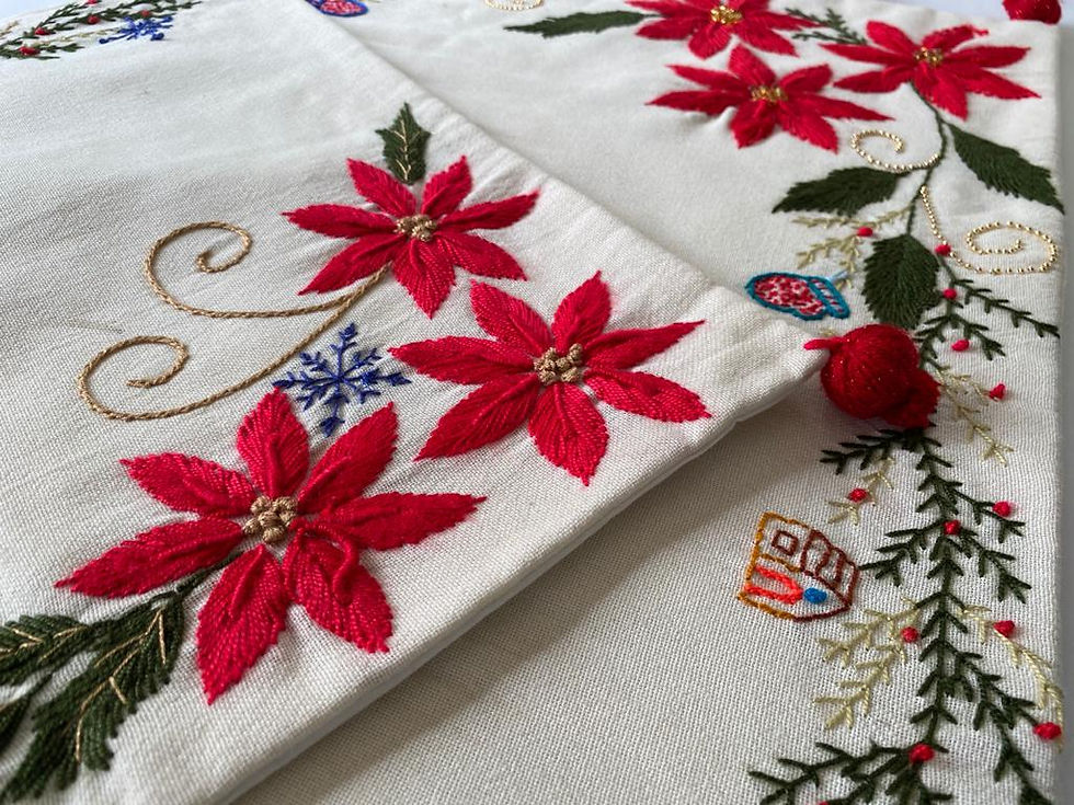 Miniatura: Individuales x6 Navidad Crudo