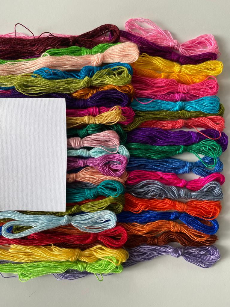 Miniatura: Hilos Crochet Paleta x40 Colores