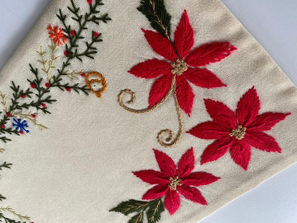 Miniatura: Individuales x6 Navidad Crudo