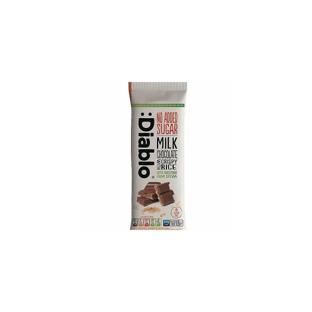 Diablo Stevia Milk Chocolate Crispy Rice 75Gm