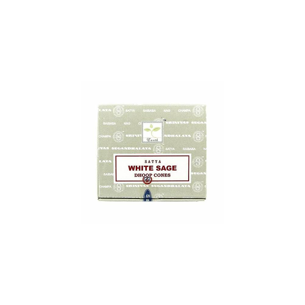 Satya White Sage Incense Dhoop Cone