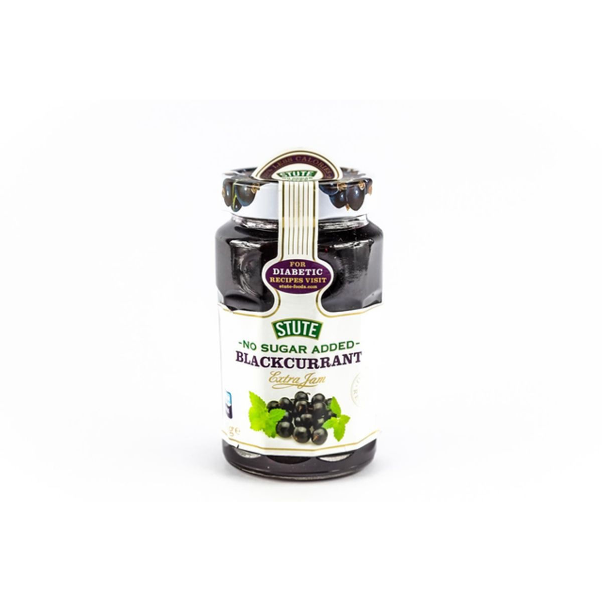Stute Diabetic Blackcurrant Jam No Added Sugar 430g
