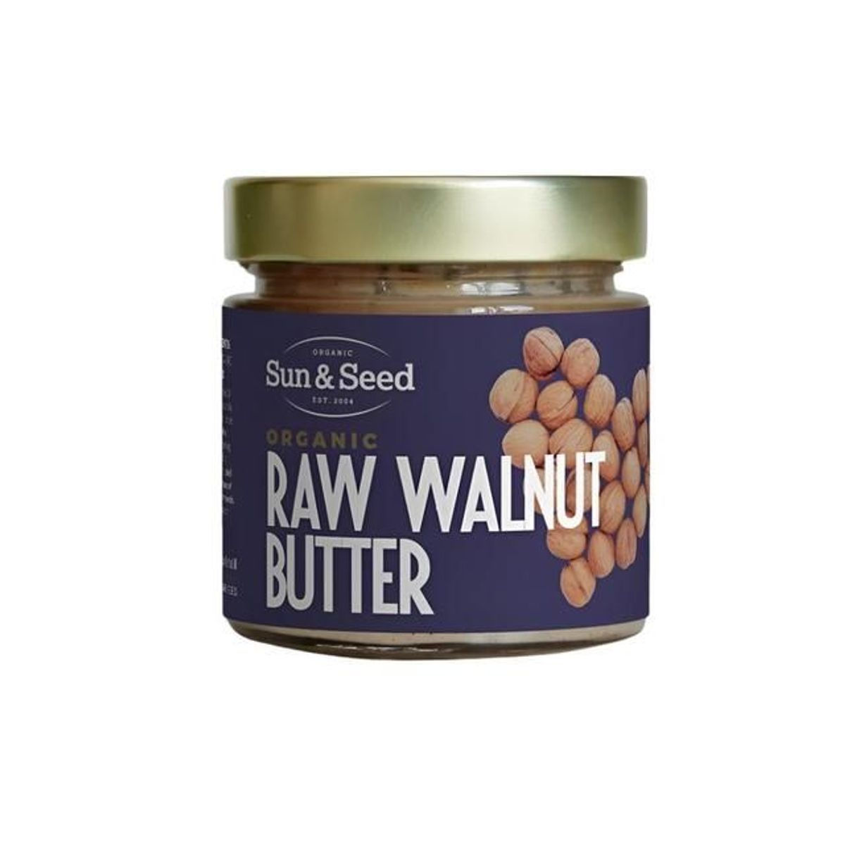 Sun and Seed Organic Raw Walnut Butter 200g