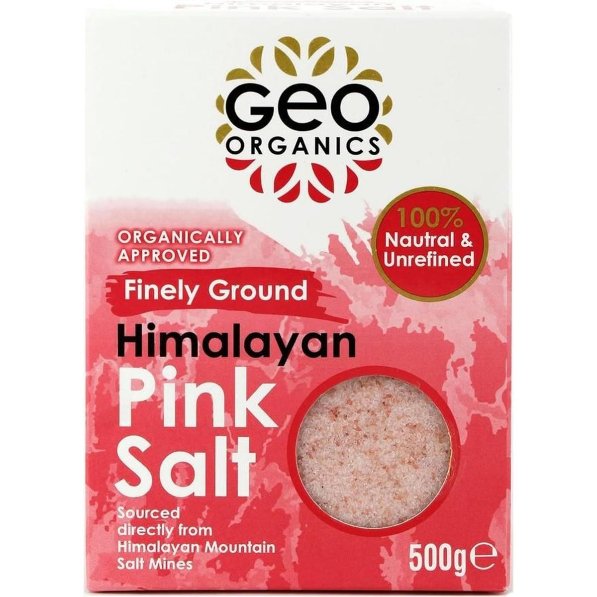 Geo Organics Himalayan Pink Salt Fine 500g