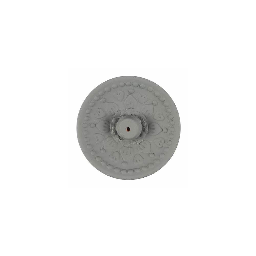Spirit of Equinox Grey Lotus Terracotta Incense Plate