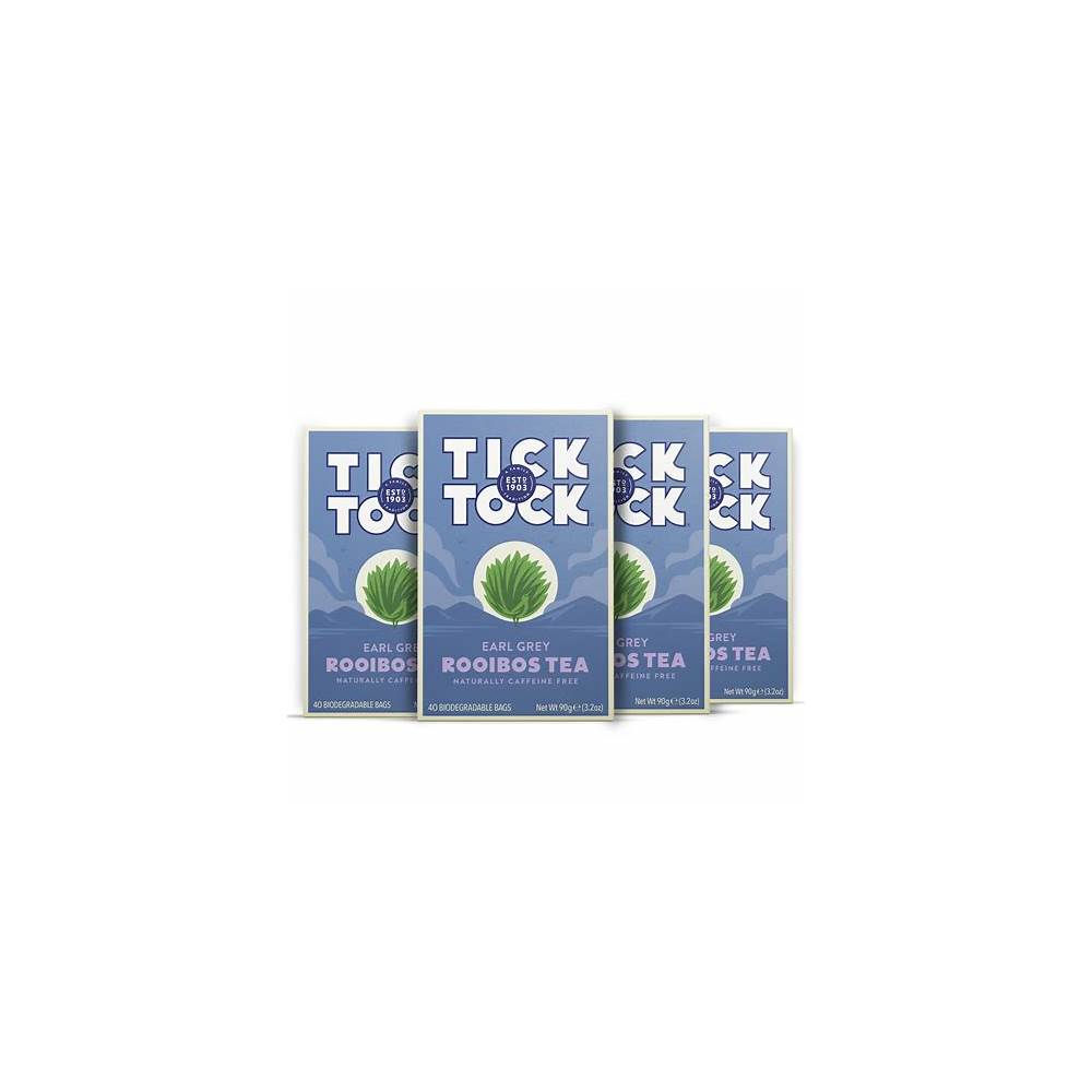 Tick Tock Rooibos Earl Grey 40 Tea Bags