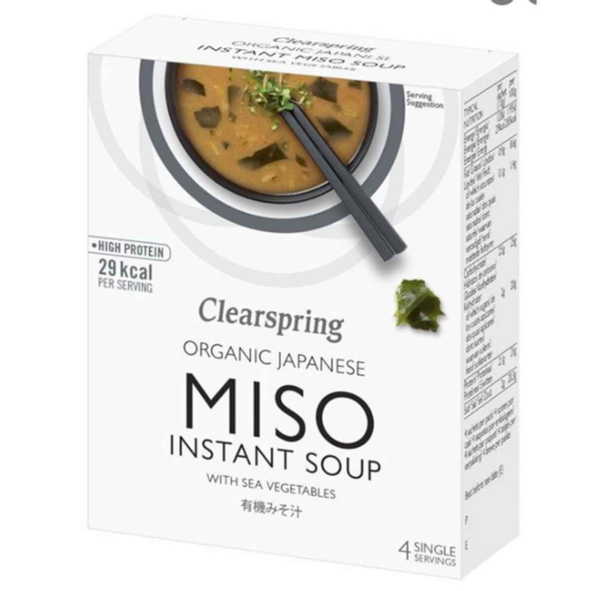 Clearspring Organic Instant Miso Soup - With Sea Vegetables