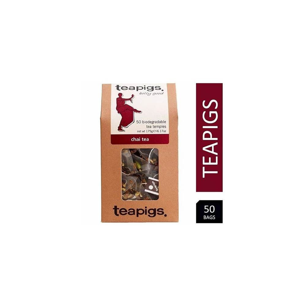 Teapigs Chai Tea Temples, 50 Bags