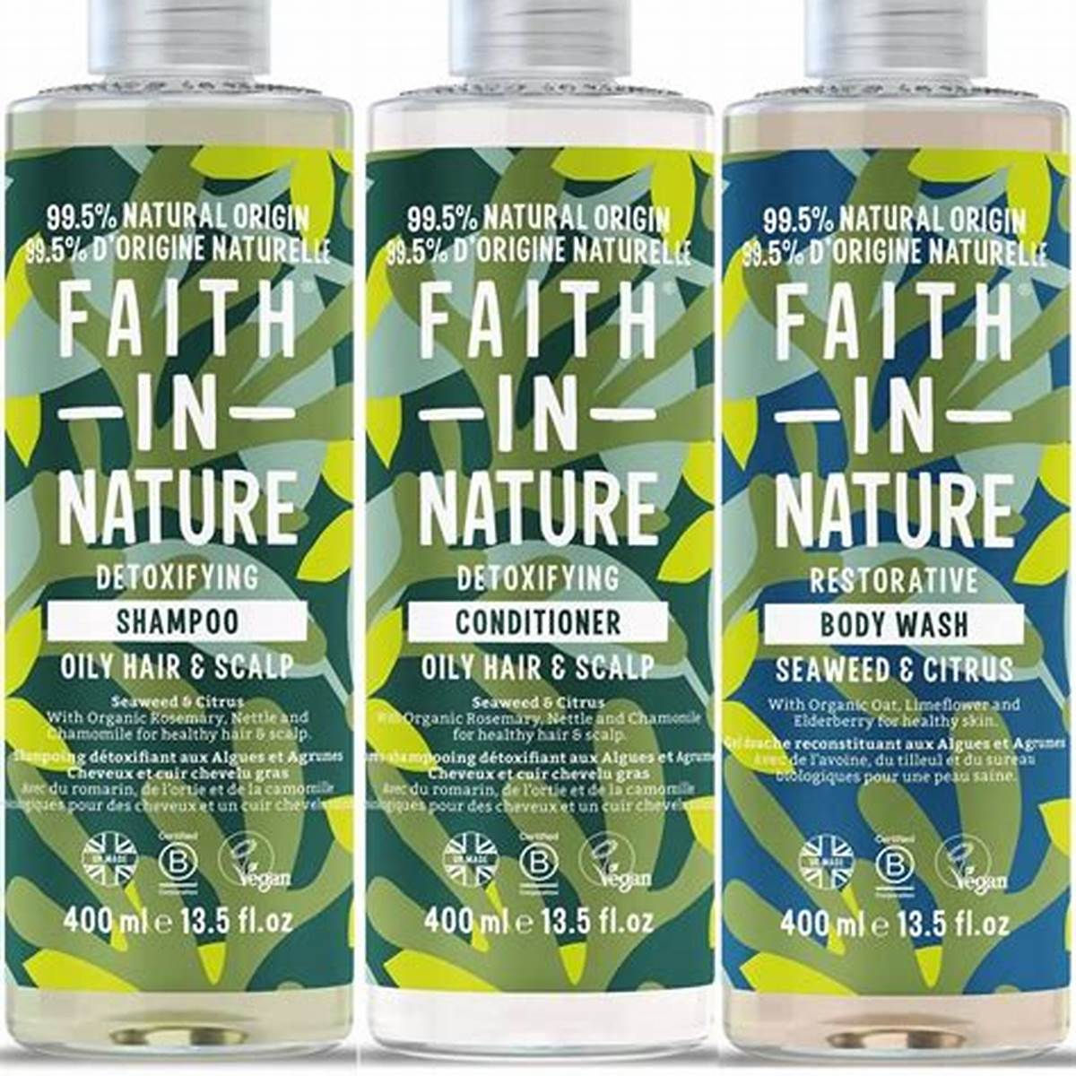 Faith In Nature Shampoo Seaweed & Citrus 400 Ml