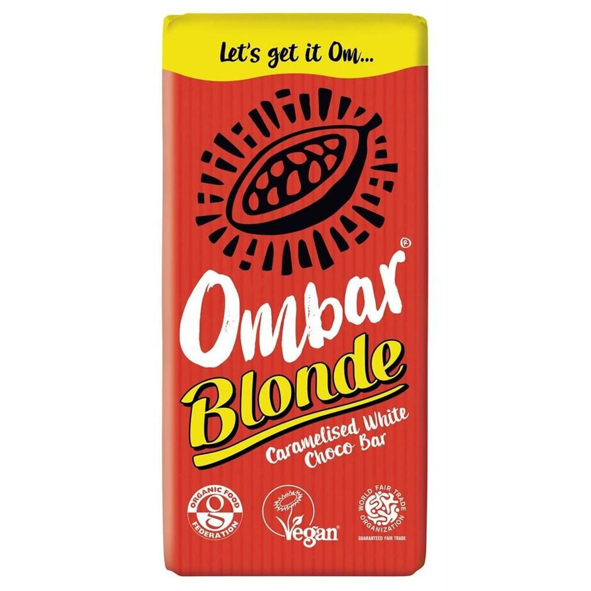 Ombar Blonde Caramelised White Choco Bar 70g