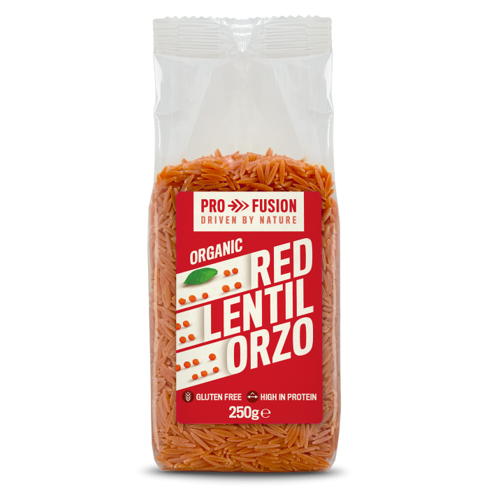 Profusion Organic Red Lentil Orzo 250g
