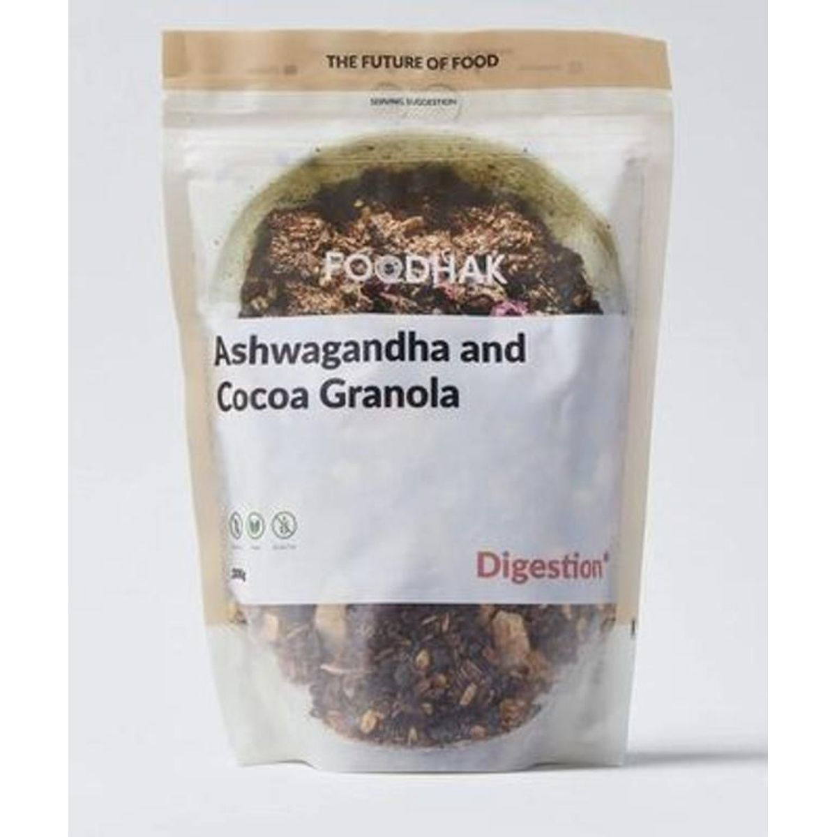 Foodhak Ashwagandha And Cocoa Granola