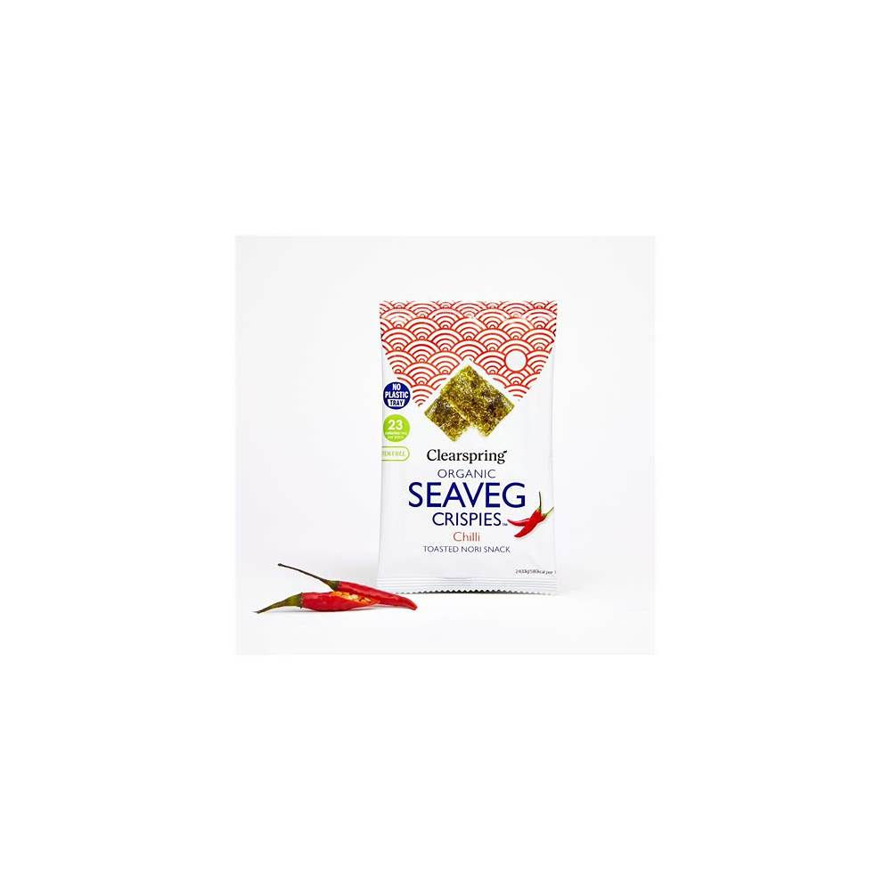 Clearspring Organic Seaveg Crispies Multipack - Chilli