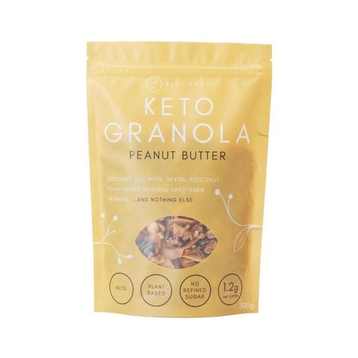 Keto Hana Peanut Butter Granola - 8 X 300g
