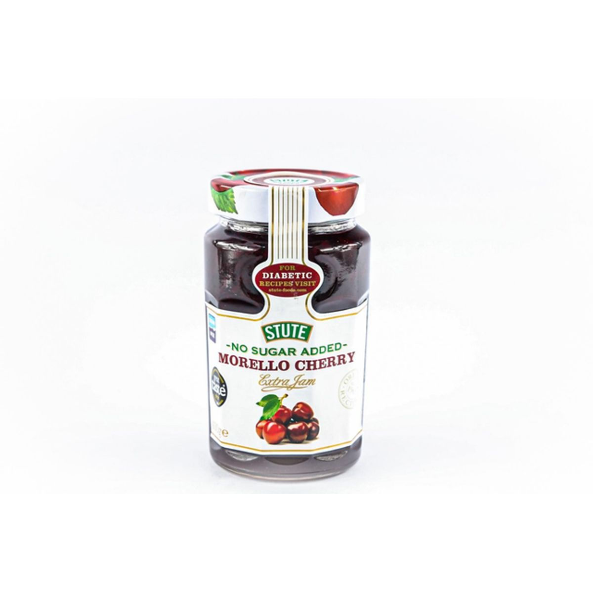 Stute Diabetic Morello Cherry Jam No Added Sugar 430g