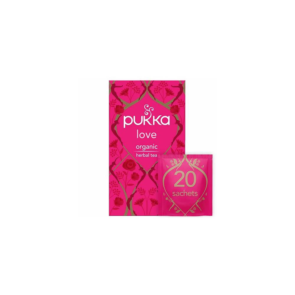 Pukka Herbs Organic Love Herbal Tea Bags