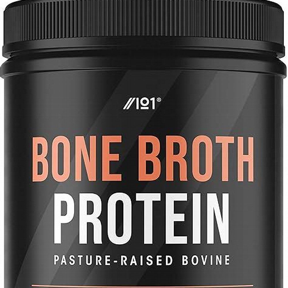 Alpha01 Bone Broth Beef Protein Powder 400g Unflavoured