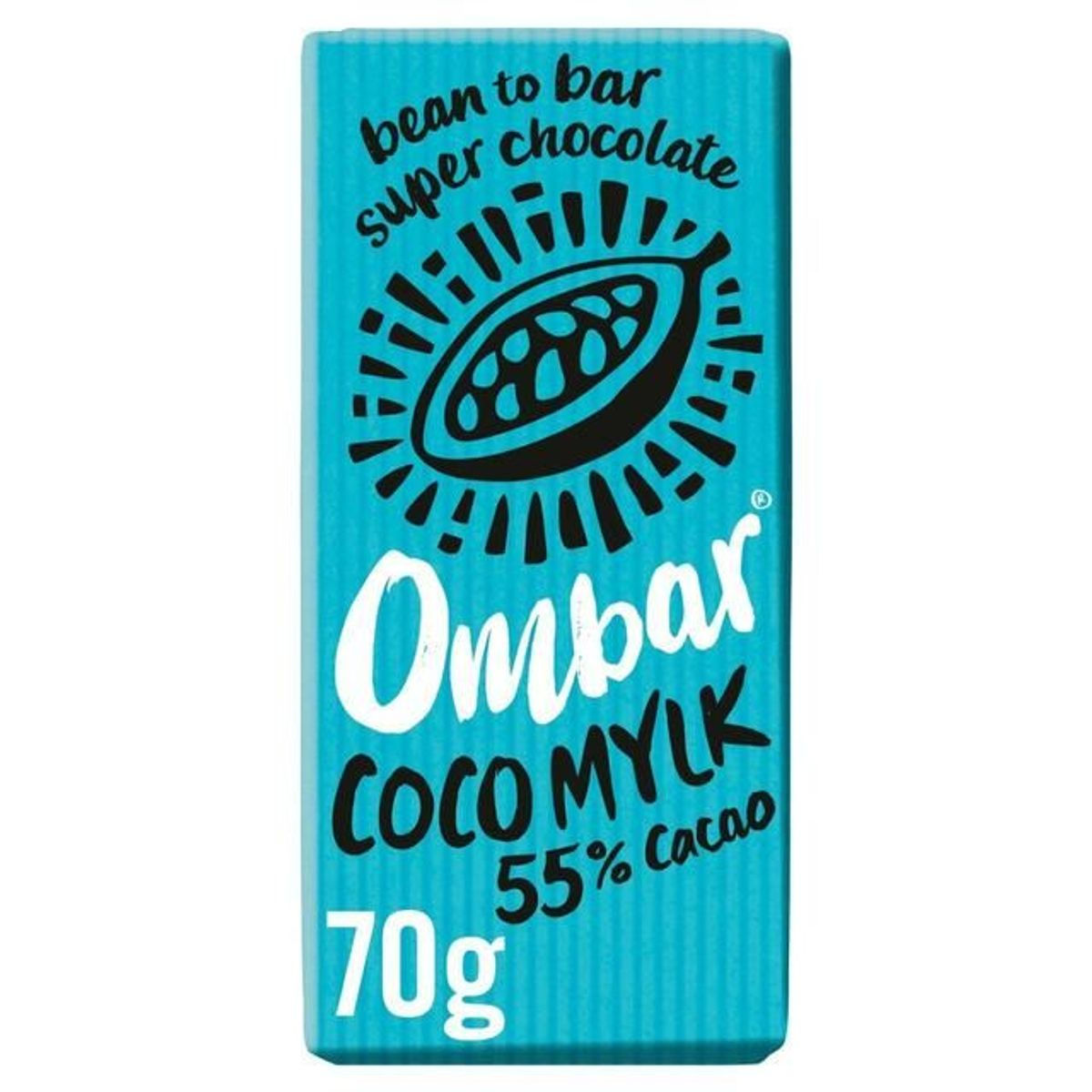 Ombar Coco Mylk 55% Cacao Organic Chocolate Bar