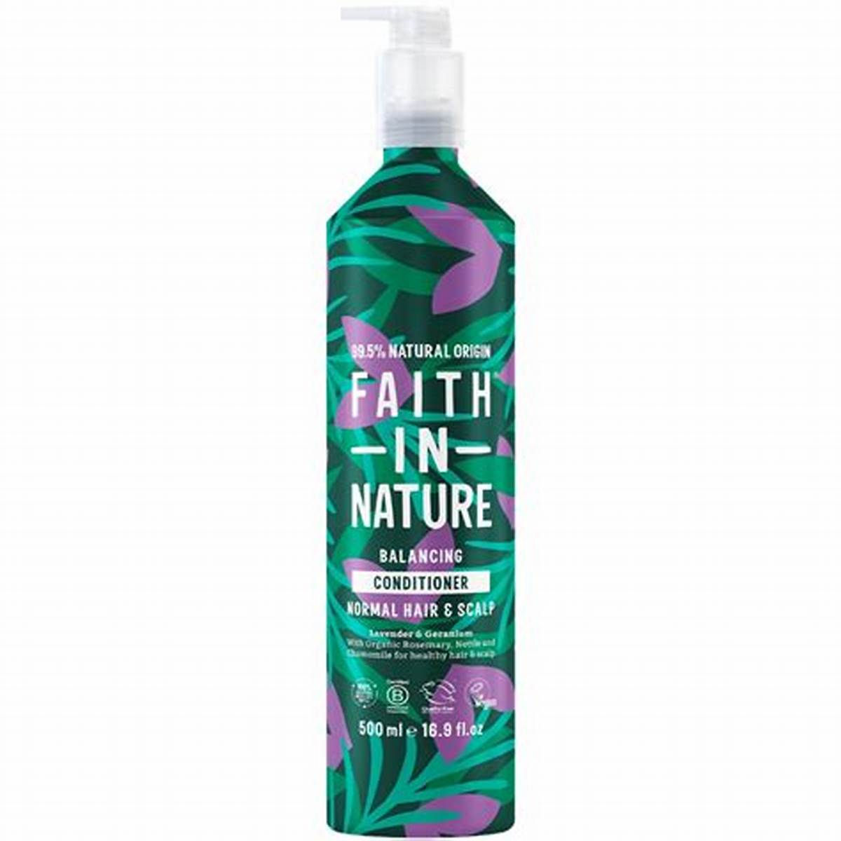 Faith in Nature Lavender And Geranium Conditioner - 500ml Aluminium