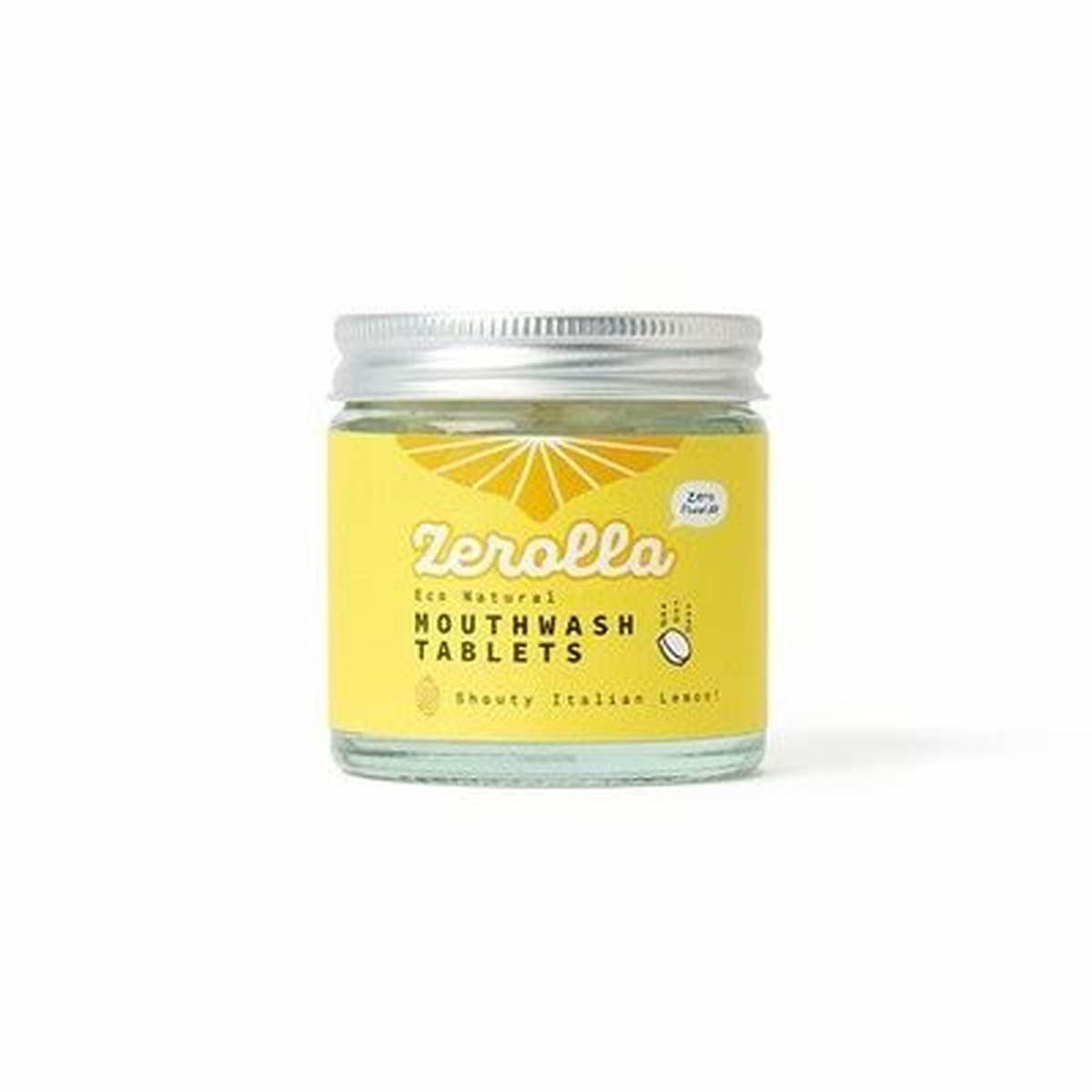 Zerolla Eco Natural Mouthwash Tablets 150 Tabs - Italian Lemon