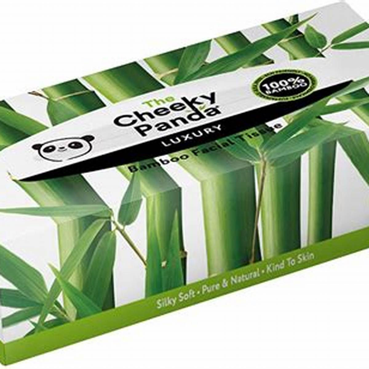 The Cheeky Panda Facial Tissue Flat Box 80 Sheets Bamboo