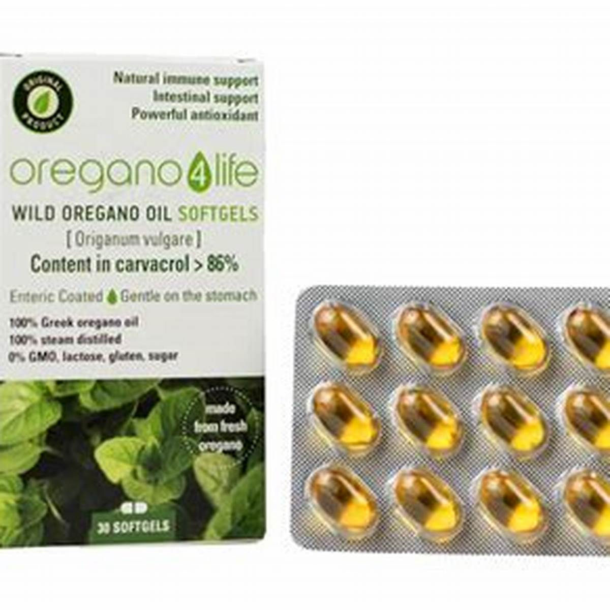 Oregano4Life Wild Oil Soft Gel Capsules