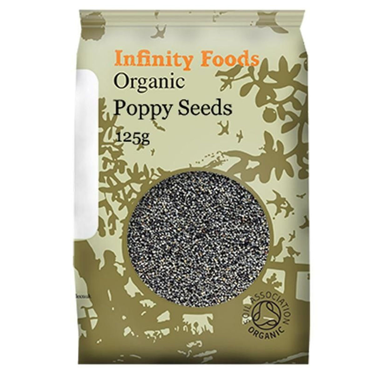 Infinity Foods Blue Poppy Seeds, Organic 125g