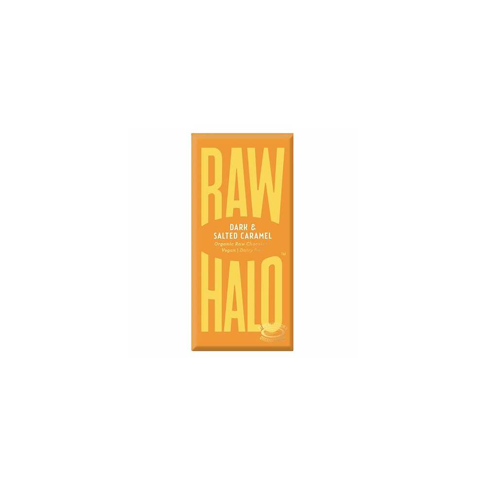 Raw Halo Dark & Salted Caramel Vegan Chocolate