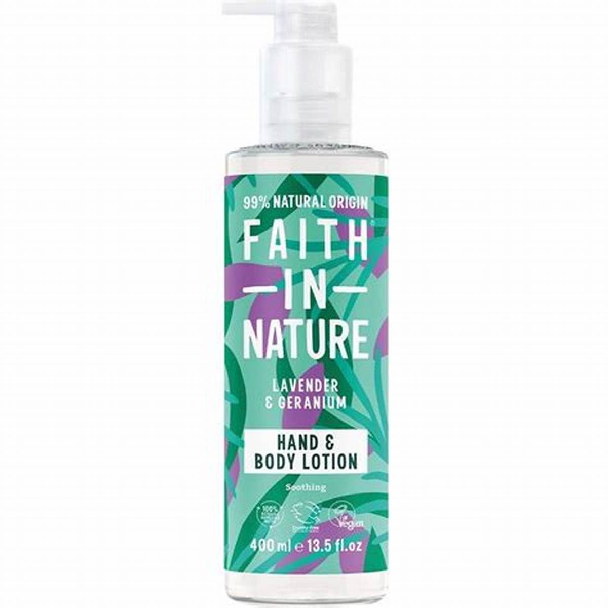 Faith In Nature Lavender & Geranium Hand & Body Lotion 400ml