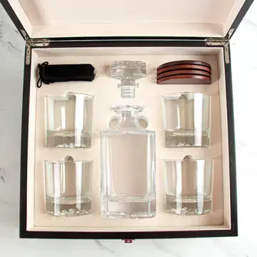 Thumbnail: Cherry Wood Decanter Wood Gift Box