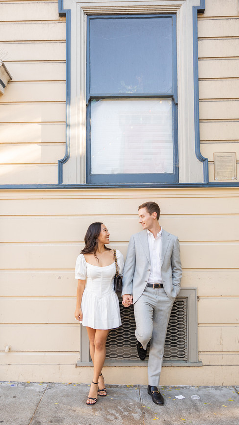 urban San Francisco engagement photos