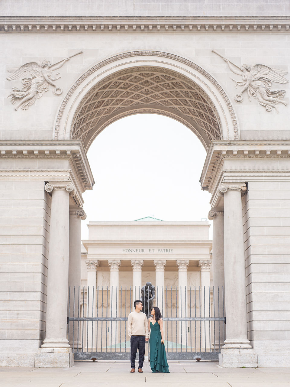 Best SF Bay Area Engagement Photo Locations legion of honor engagement photographer session