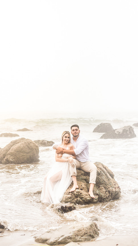 Muir beach engagement photos