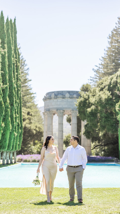 Pulgas Water Temple Engagement Session