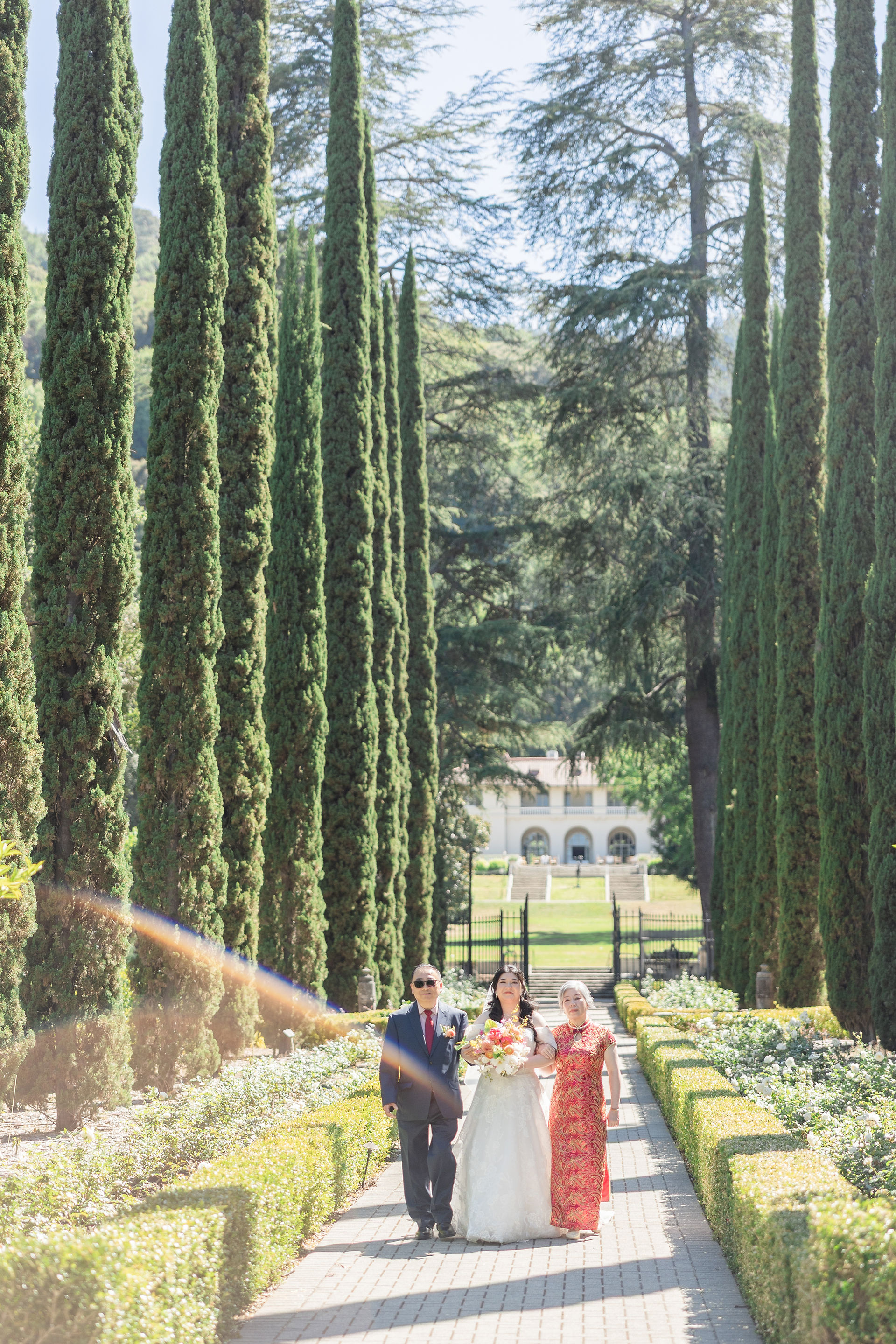 Villa Montalvo Wedding Photographer Love Temple Ceremony