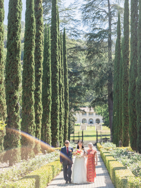 Villa Montalvo Wedding Photographer Love Temple Ceremony