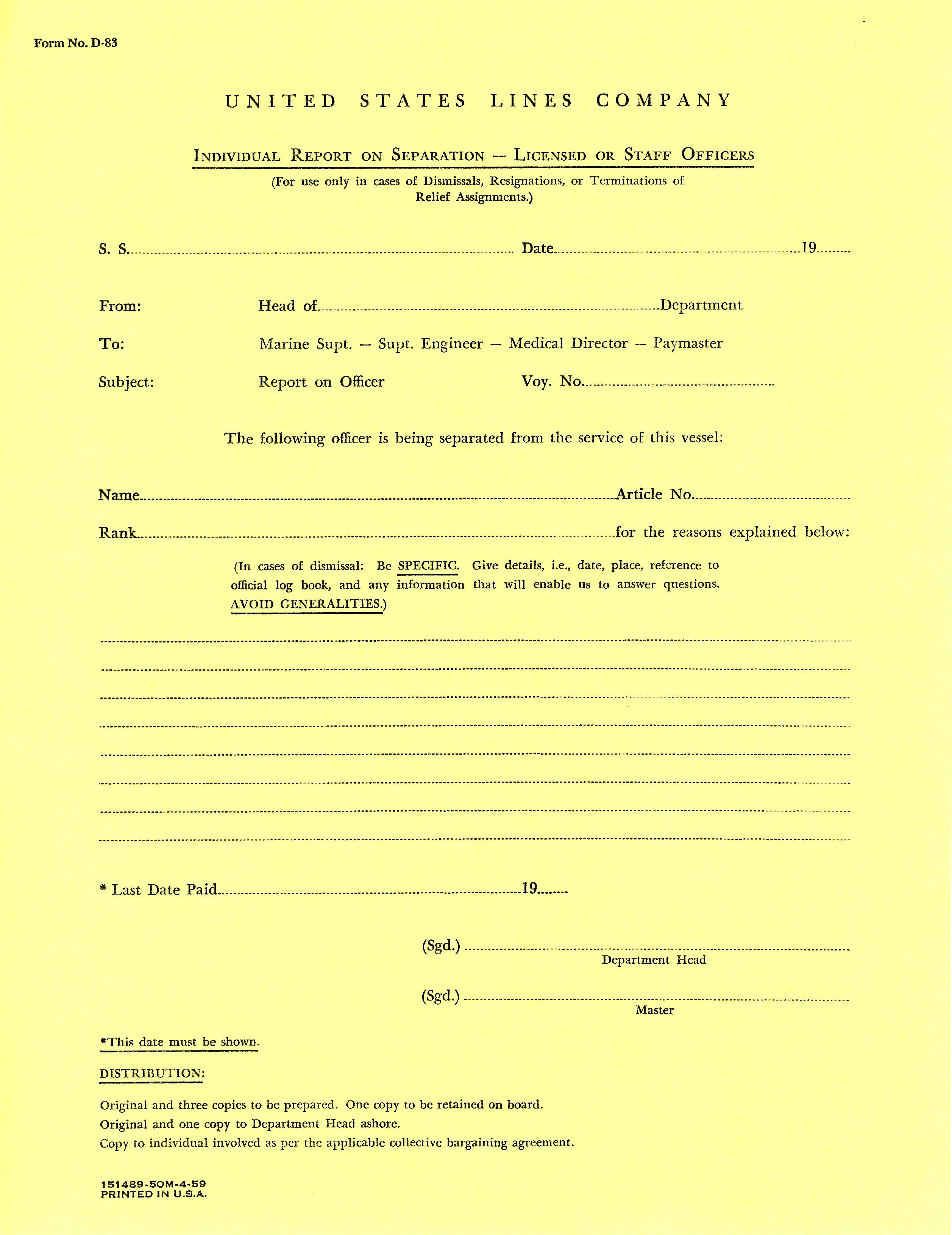 Individual Report on Separation