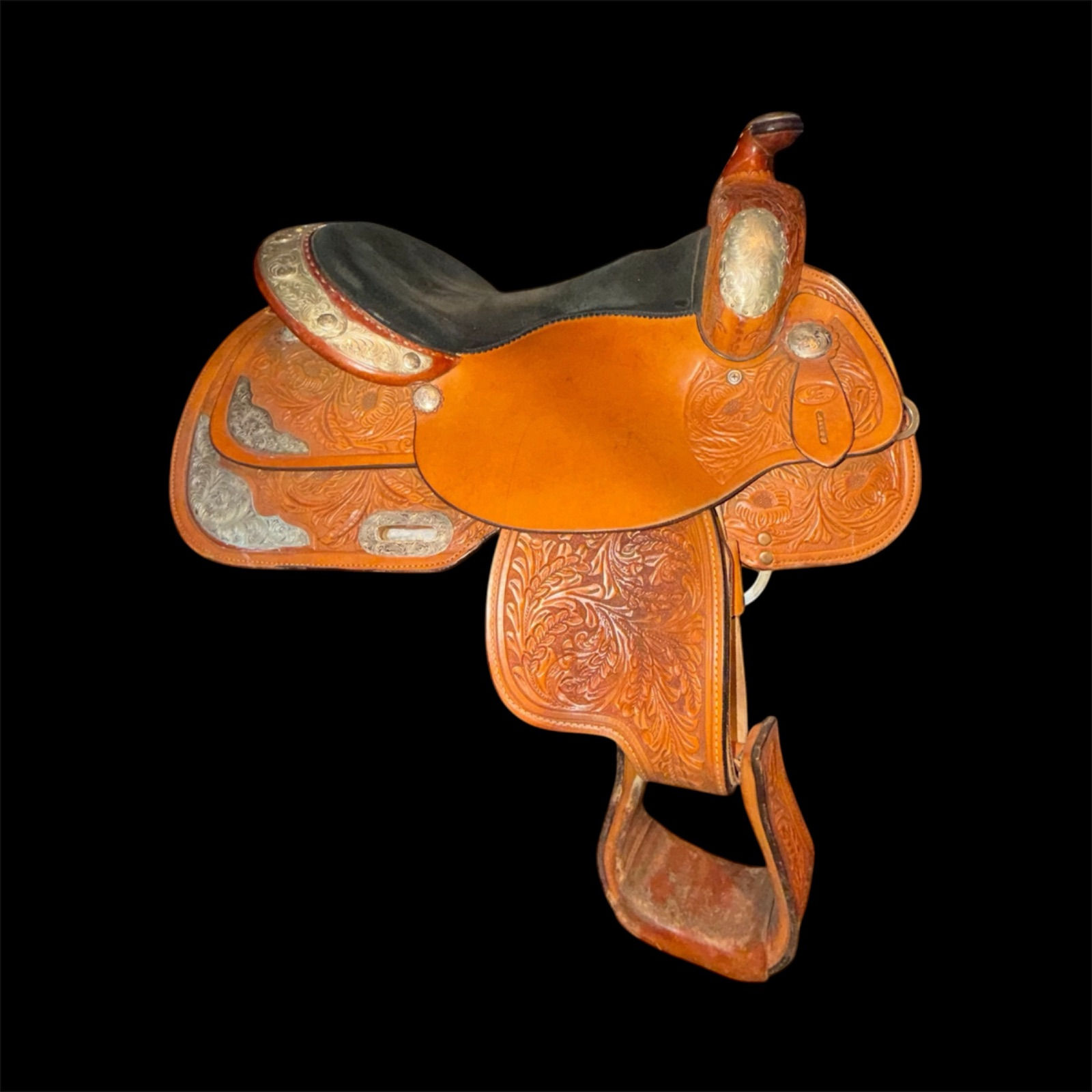 Reinsman 15” saddle padded to 14.5” FQHB youth/adult fenders