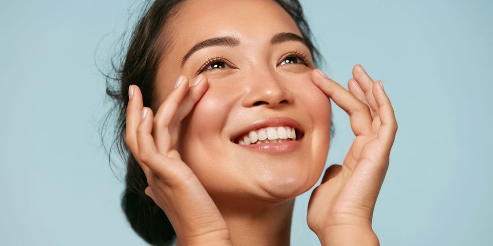 A woman with beautiful, healthy skin.