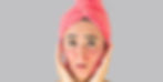 A stressed out woman with red, blotchy skin