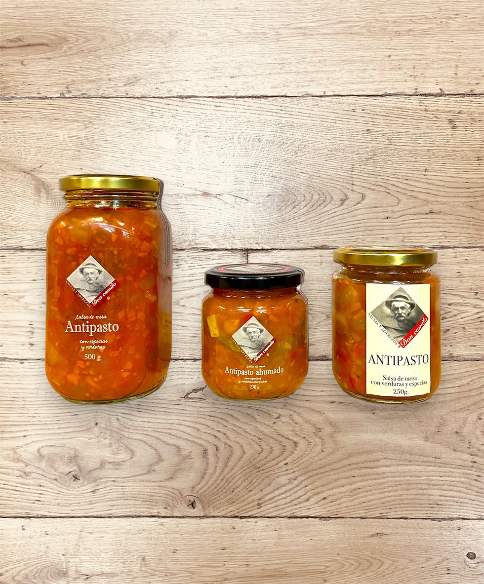 Miniatura: Antipasto de verduras 500g Don Camilo