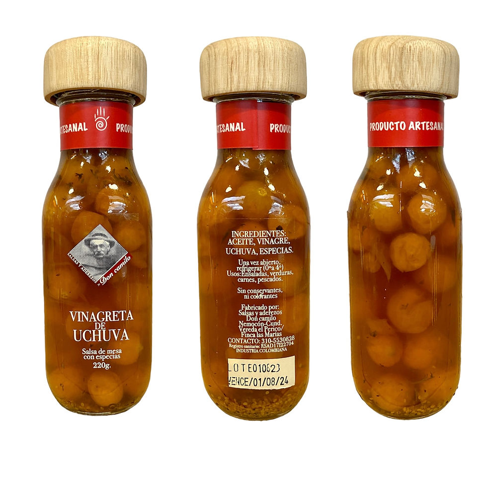 Vinagreta de Uchuva 220g Don Camilo