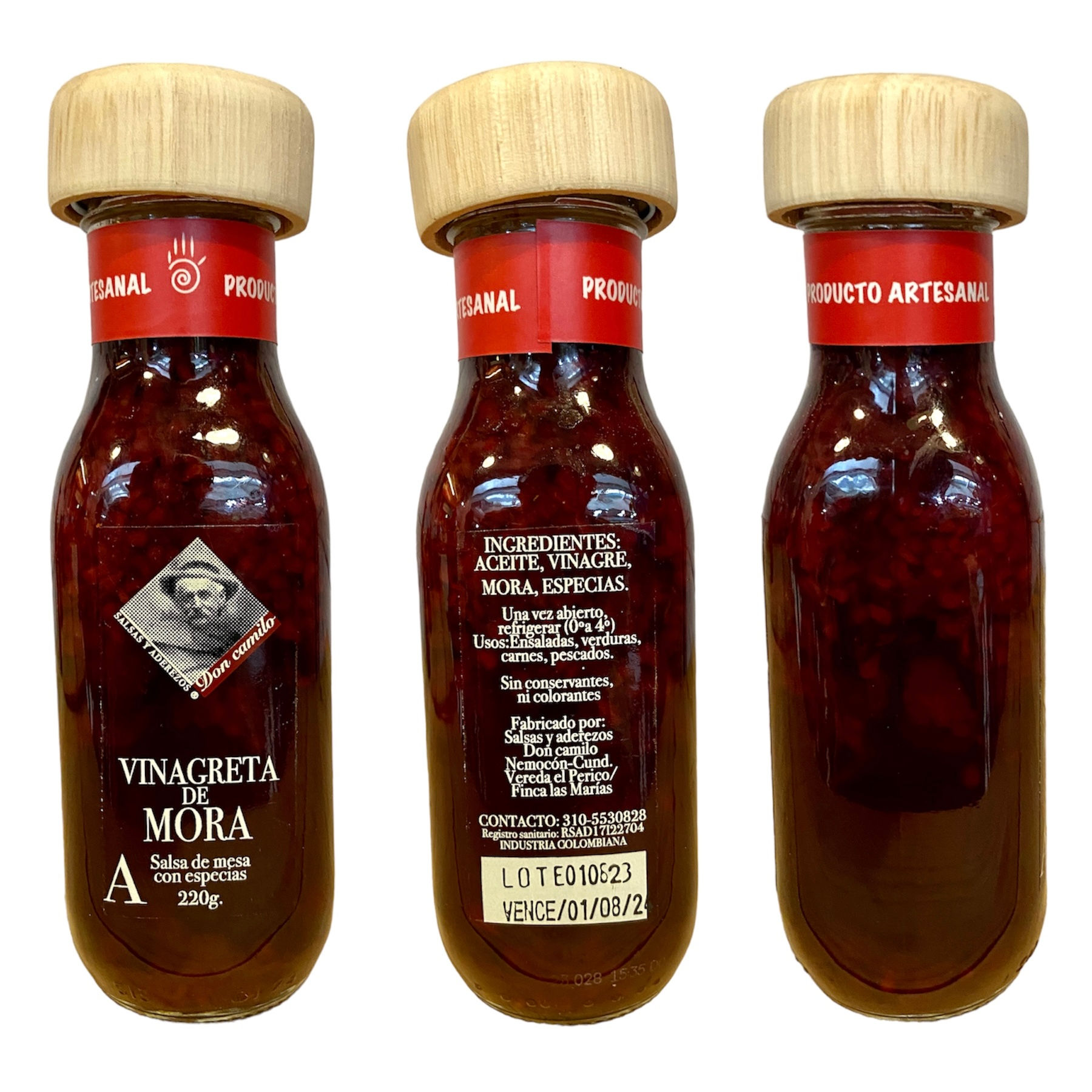 Vinagreta de Mora 220g Don Camilo