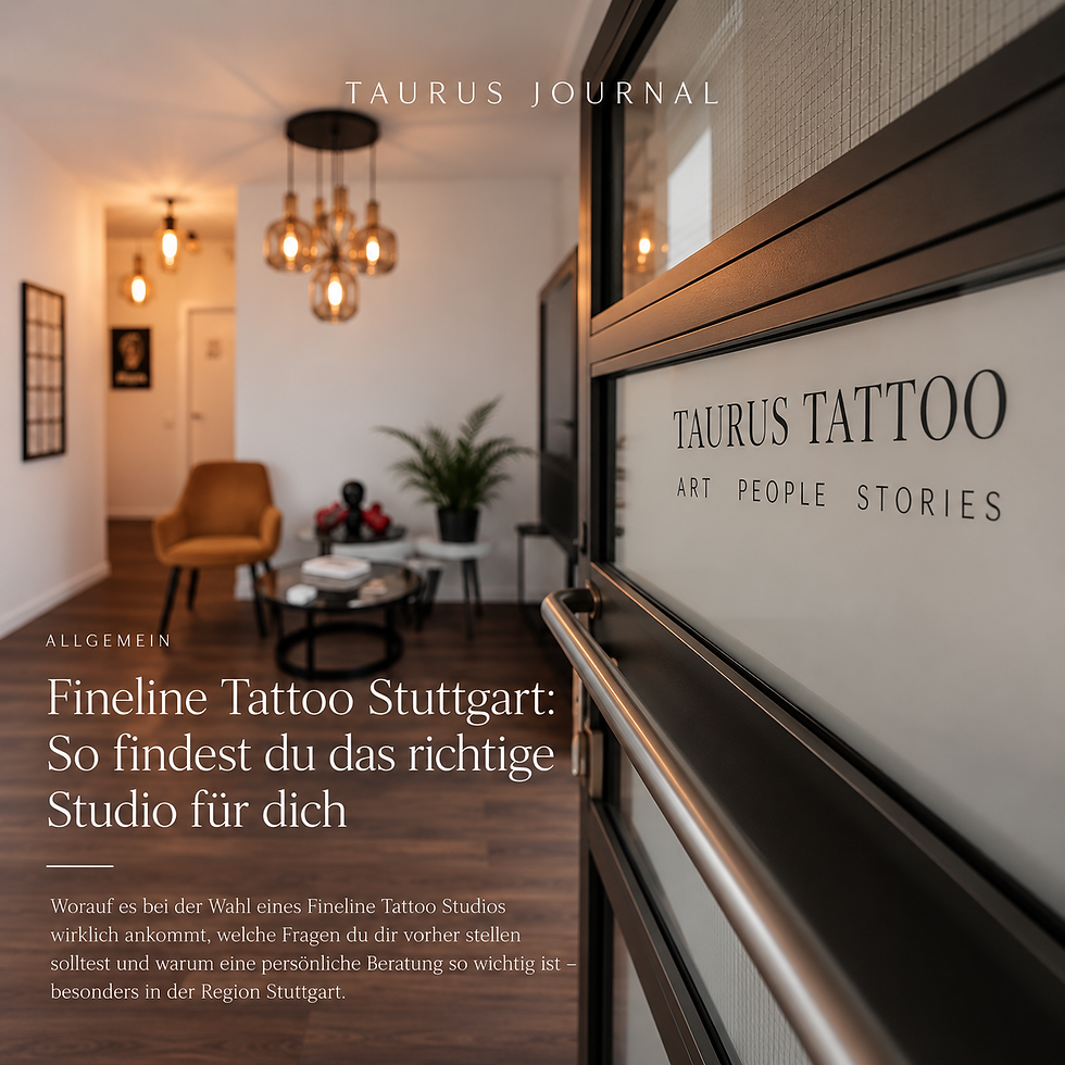 Fineline Tattoo Stuttgart: So findest du das richtige Studio