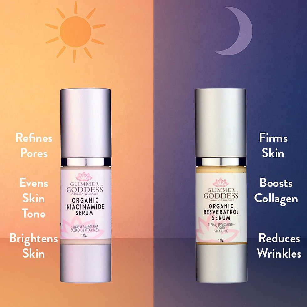 Thumbnail: Organic Niacinamide + Resveratrol Serum Duo – Pore Refining & Brightening