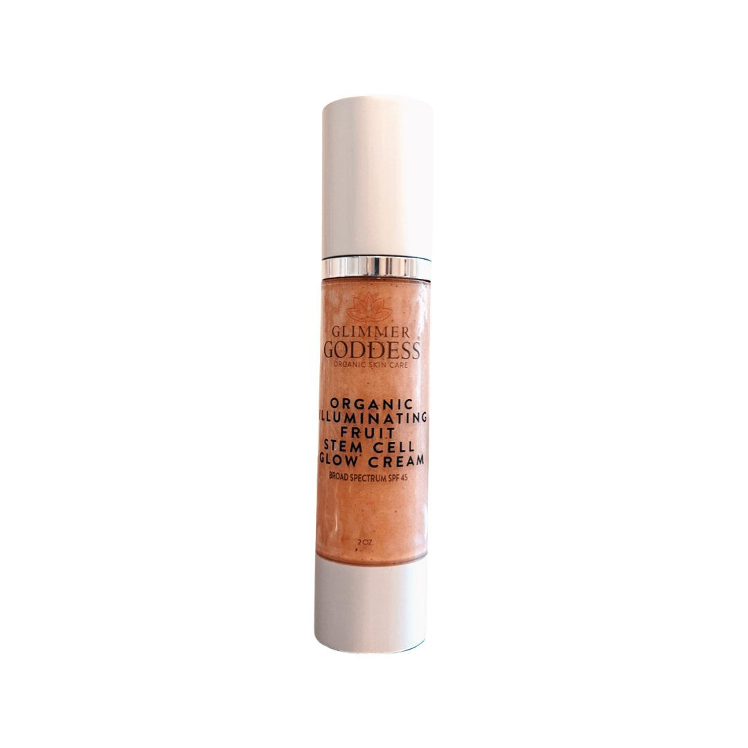 Organic CC Cream with SPF 45 – Illuminating Fruit Stem Cell Glow Cream with Reef