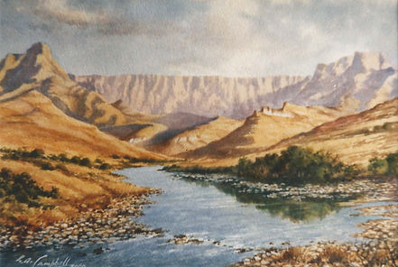 George Alan Campbell South African Artist 1921 - 2013
