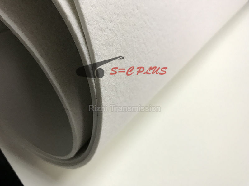 Thumbnail: No Strong Layer White Felt Belt 4.0mm